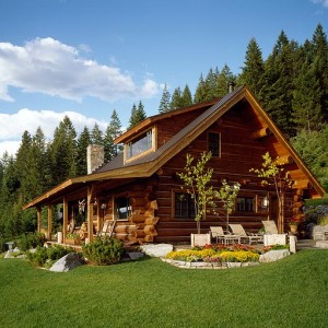 Log home exteriors under 2500 sq ft | MontanaLogHomes.com : Montana Log ...